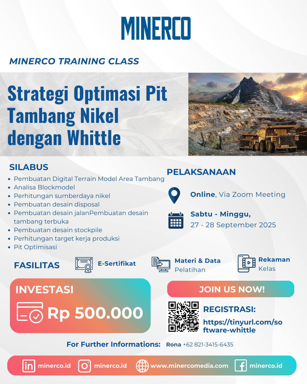 Strategi Optimasi Pit Tambang Nikel dengan Whittle